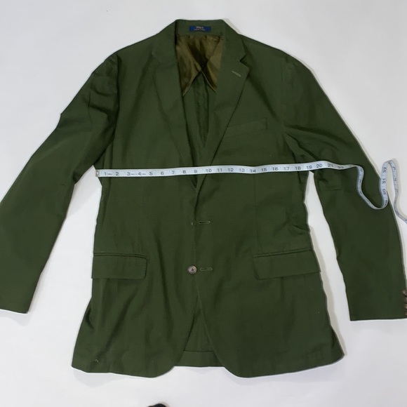 Polo by Ralph Lauren Morgan 2 button blazer in Olive fits 40 S - Picture 2 of 4